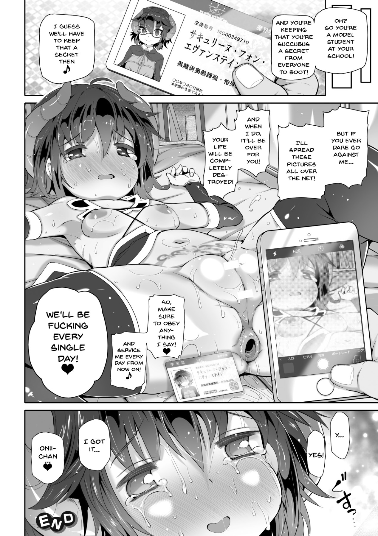 Hentai Manga Comic-Punishing a Bratty Young Succubus-Chapter 4-20